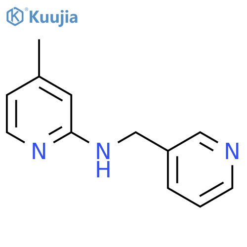 (4-Methyl-pyridin-2-yl)-pyridin-3-ylmethyl-amine structure