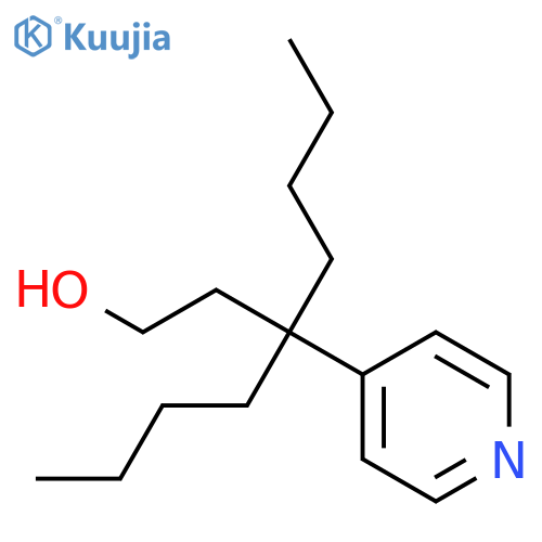 3-Butyl-3-pyridin-4-yl-heptan-1-ol structure
