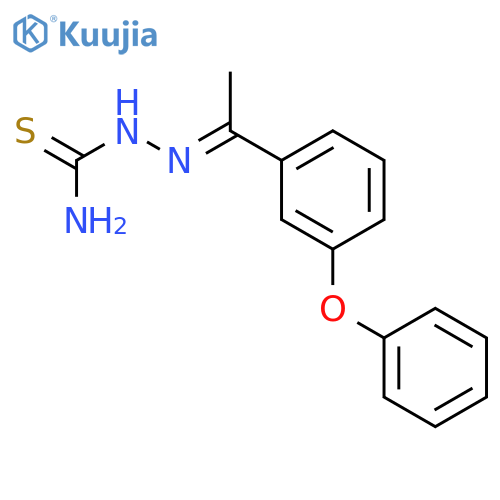 HYDRAZINECARBOTHIOAMIDE, 2-[1-(3-PHENOXYPHENYL)ETHYLIDENE]- structure