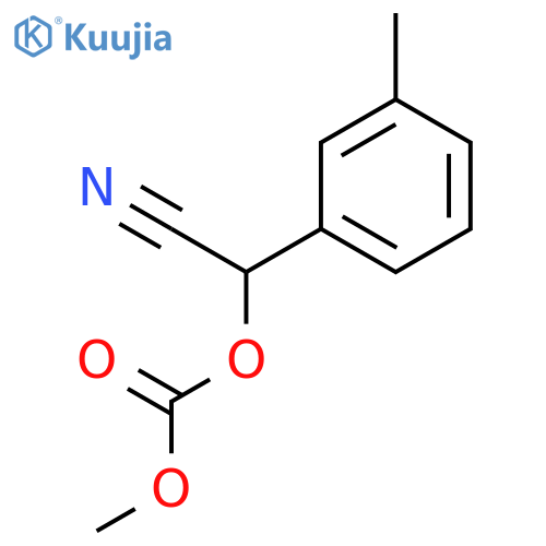CARBONIC ACID, CYANO(3-METHYLPHENYL)METHYL METHYL ESTER structure