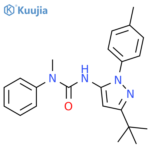 Urea,N'-[3-(1,1-dimethylethyl)-1-(4-methylphenyl)-1H-pyrazol-5-yl]-N-methyl-N-phenyl- structure