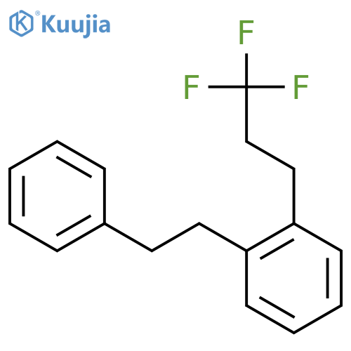 1-Phenethyl-2-(3,3,3-trifluoropropyl)benzene structure