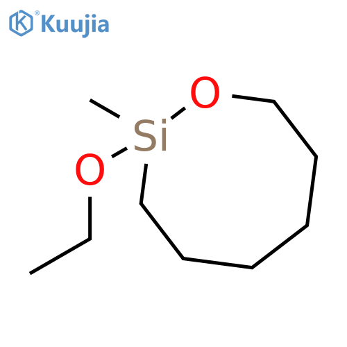 1-OXA-2-SILACYCLOOCTANE, 2-ETHOXY-2-METHYL- structure