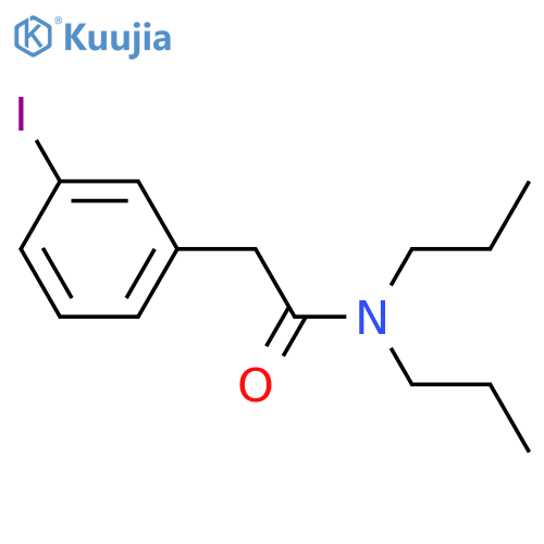 Benzeneacetamide, 3-iodo-N,N-dipropyl- structure