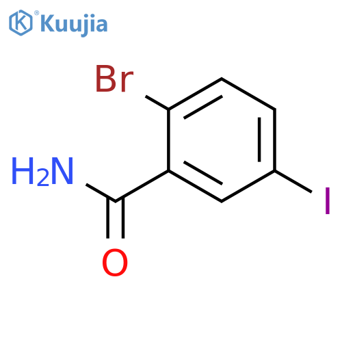 BENZAMIDE, 2-BROMO-5-IODO- structure
