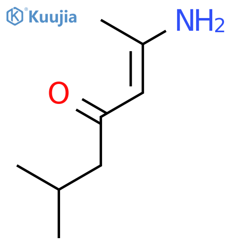 2-Hepten-4-one, 2-amino-6-methyl- structure