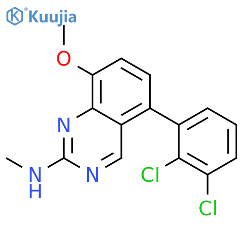 2-Quinazolinamine, 5-(2,3-dichlorophenyl)-8-methoxy-N-methyl- structure