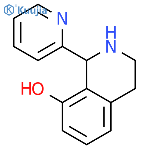8-Isoquinolinol, 1,2,3,4-tetrahydro-1-(2-pyridinyl)- structure