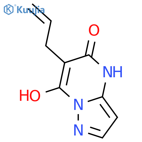 Pyrazolo[1,5-a]pyrimidin-5(4H)-one, 7-hydroxy-6-(2-propenyl)- structure