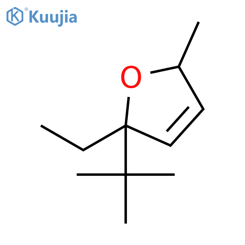 Furan, 2-(1,1-dimethylethyl)-2-ethyl-2,5-dihydro-5-methyl- structure