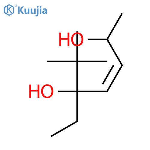 3-HEPTENE-2,5-DIOL, 5-ETHYL-6,6-DIMETHYL-, (3Z)- structure