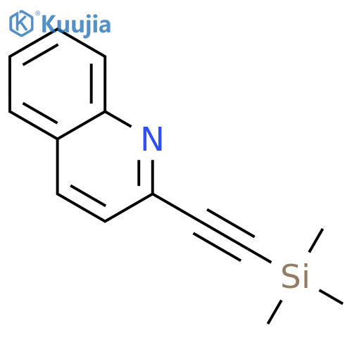 2-((Trimethylsilyl)ethynyl)quinoline structure