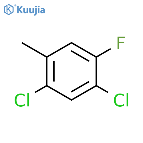2,4-Dichloro-5-fluorotoluene structure