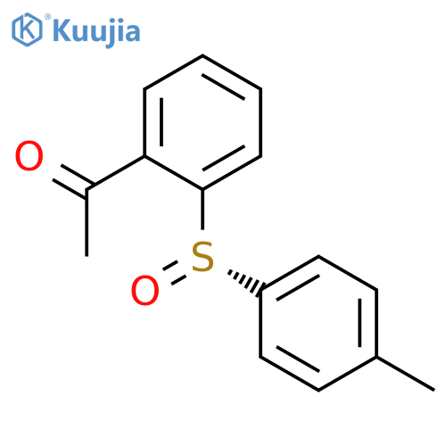 Ethanone, 1-[2-[(S)-(4-methylphenyl)sulfinyl]phenyl]- structure