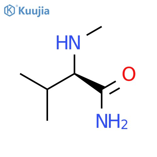 BUTANAMIDE, 3-METHYL-2-(METHYLAMINO)-, (2R)- structure