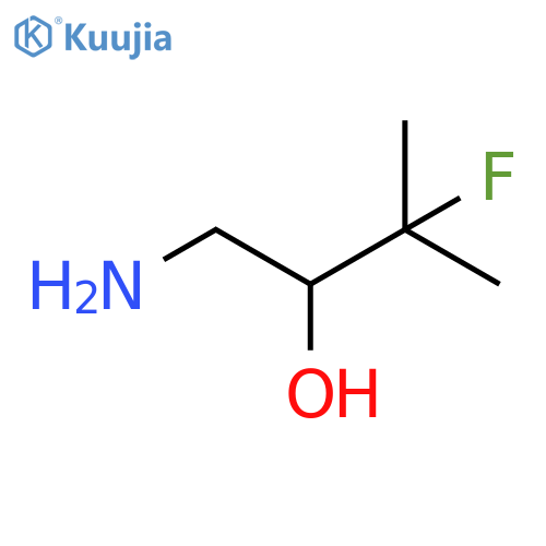 1-amino-3-fluoro-3-methylbutan-2-ol structure