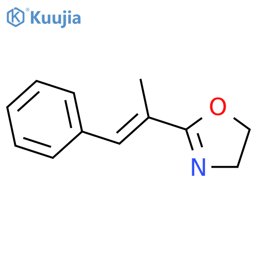 Oxazole, 4,5-dihydro-2-[(1E)-1-methyl-2-phenylethenyl]- structure