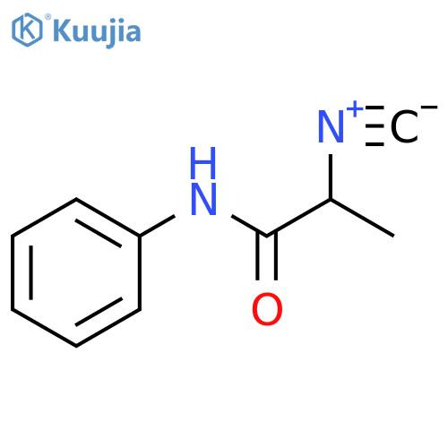 Propanamide, 2-isocyano-N-phenyl- structure