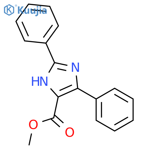 Methyl 2,4-diphenyl-1H-imidazole-5-carboxylate structure