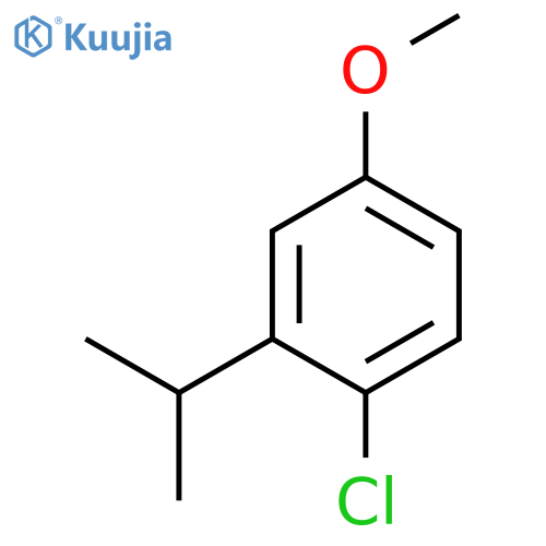 BENZENE, 1-CHLORO-4-METHOXY-2-(1-METHYLETHYL)- structure