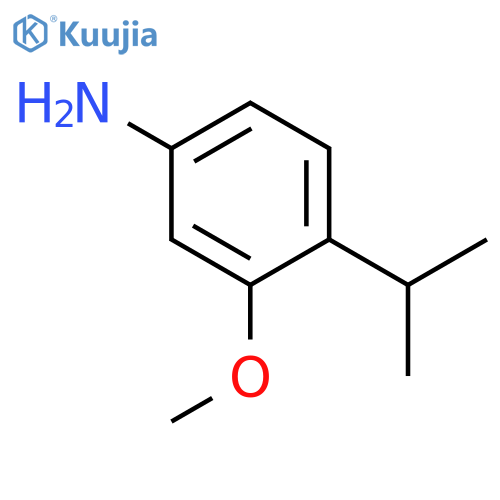 3-methoxy-4-(propan-2-yl)aniline structure