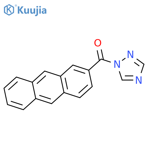 1H-1,2,4-TRIAZOLE, 1-(2-ANTHRACENYLCARBONYL)- structure