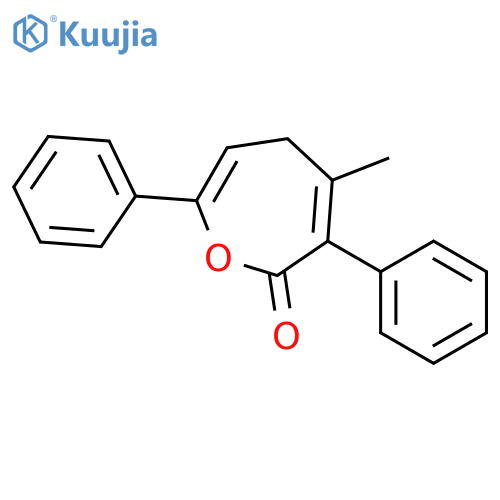 2(5H)-Oxepinone, 4-methyl-3,7-diphenyl- structure