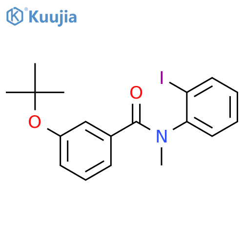 Benzamide, 3-(1,1-dimethylethoxy)-N-(2-iodophenyl)-N-methyl- structure
