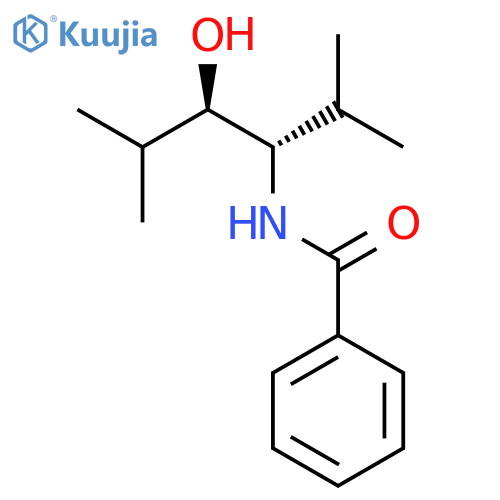 BENZAMIDE, N-[(1S,2R)-2-HYDROXY-3-METHYL-1-(1-METHYLETHYL)BUTYL]- structure