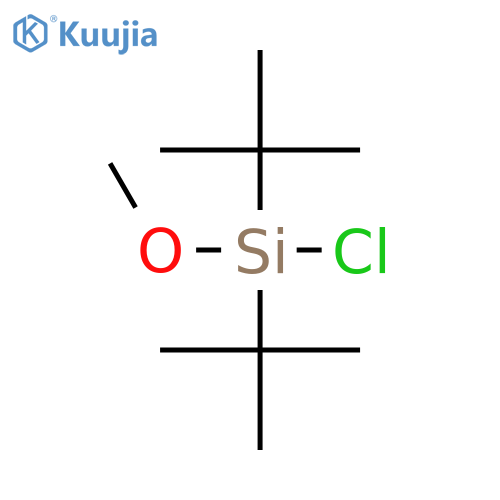SILANE, CHLOROBIS(1,1-DIMETHYLETHYL)METHOXY- structure