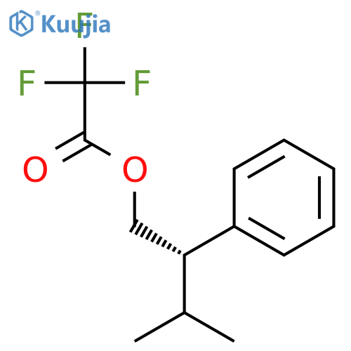 Acetic acid, trifluoro-, (2S)-3-methyl-2-phenylbutyl ester structure