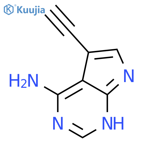 5-ethynyl-7H-pyrrolo[2,3-d]pyrimidin-4-amine structure