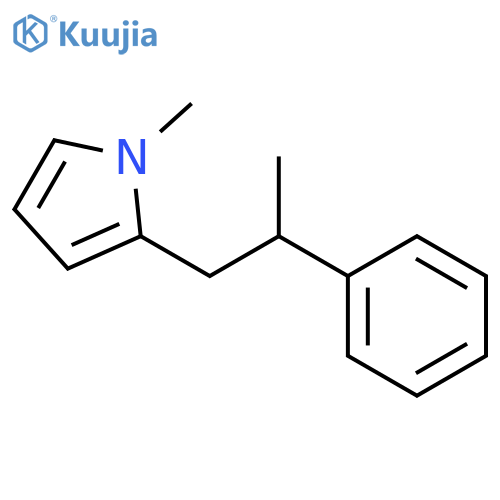 1H-Pyrrole, 1-methyl-2-(2-phenylpropyl)- structure