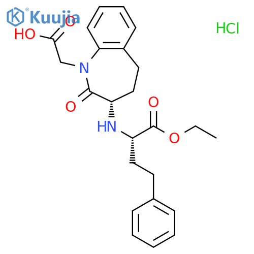 Benazepril hydrochloride structure