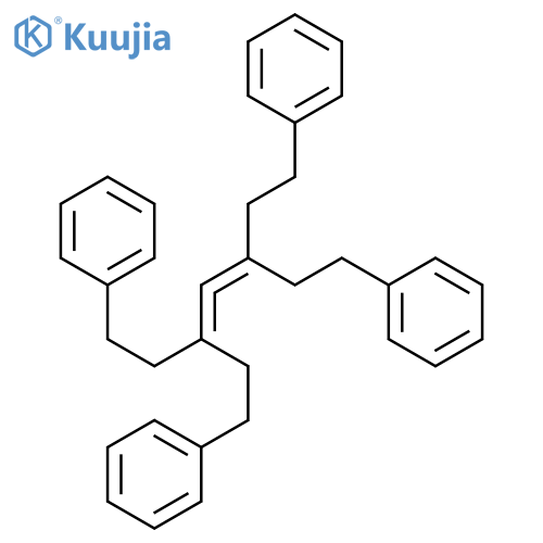 BENZENE, 1,1'-[3,5-BIS(2-PHENYLETHYL)-3,4-HEPTADIENE-1,7-DIYL]BIS- structure