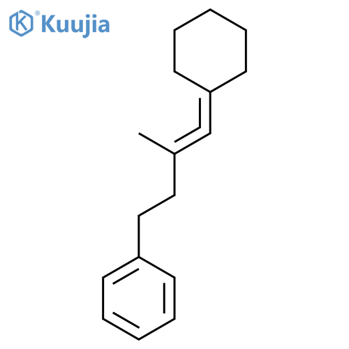 BENZENE, (4-CYCLOHEXYLIDENE-3-METHYL-3-BUTENYL)- structure