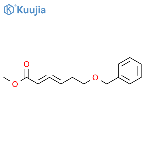 2,3-HEXADIENOIC ACID, 6-(PHENYLMETHOXY)-, METHYL ESTER structure