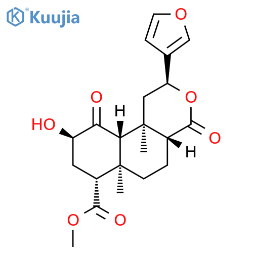 2H-Naphtho[2,1-c]pyran-7-carboxylic acid, 2-(3-furanyl)dodecahydro-9-hydroxy-6a,10b-dimethyl-4,10-dioxo-, methyl ester, (2S,4aR,6aR,7R,9R,10aS,10bR)- structure