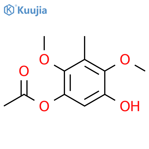 1,3-Benzenediol, 4,6-dimethoxy-5-methyl-, monoacetate structure