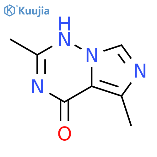 2,5-dimethyl-Imidazo[5,1-f][1,2,4]triazin-4(1H)-one structure