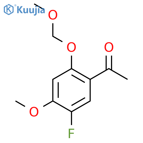 Ethanone, 1-[5-fluoro-4-methoxy-2-(methoxymethoxy)phenyl]- structure