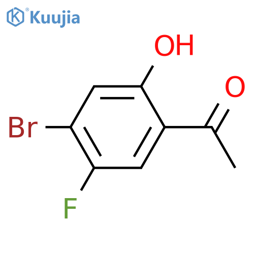 1-(4-bromo-5-fluoro-2-hydroxyphenyl)ethan-1-one structure