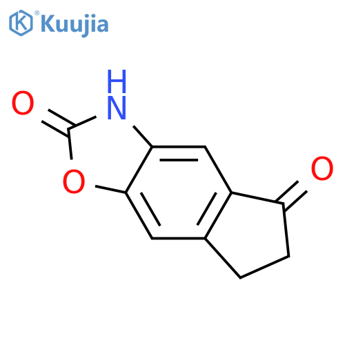 2H-INDENO[5,6-D]OXAZOLE-2,5(3H)-DIONE, 6,7-DIHYDRO- structure