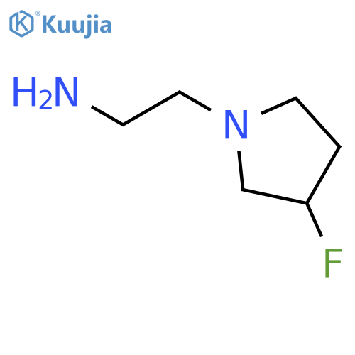 (3R)-3-fluoro-1-Pyrrolidineethanamine structure