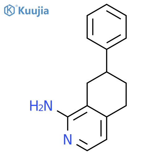 5,6,7,8-tetrahydro-7-phenyl-1-Isoquinolinamine structure