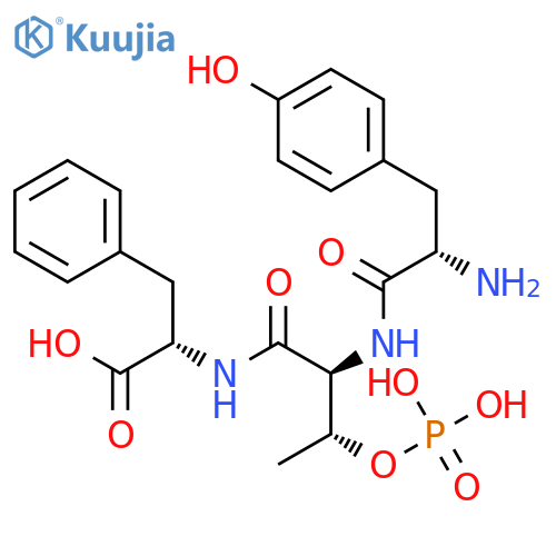 L-PHENYLALANINE, L-TYROSYL-O-PHOSPHONO-L-THREONYL- structure