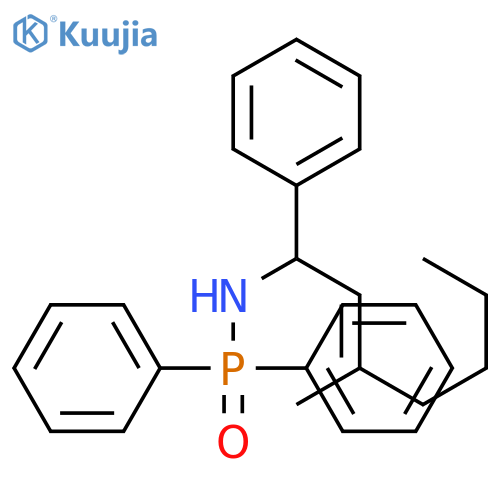 PHOSPHINIC AMIDE, N-[(2E)-3-METHYL-1-PHENYL-2-HEPTENYL]-P,P-DIPHENYL- structure