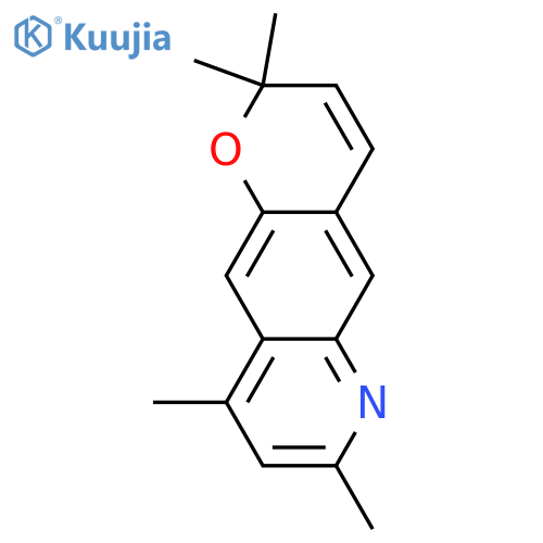 2H-PYRANO[2,3-G]QUINOLINE, 2,2,7,9-TETRAMETHYL- structure
