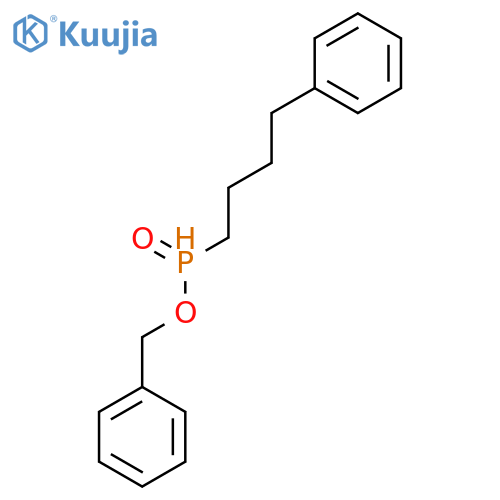 Phosphinic acid, (4-phenylbutyl)-, phenylmethyl ester structure