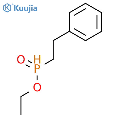 Phosphinic acid, (2-phenylethyl)-, ethyl ester structure